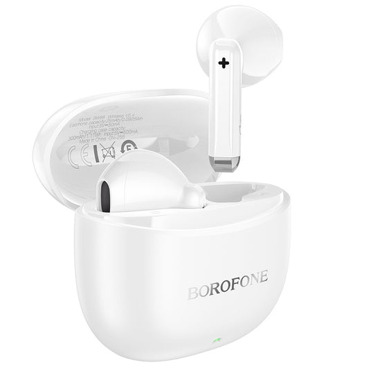 Kit mains libres Bluetooth Borofone BW88 Deep Rhyme, TWS, Blanc