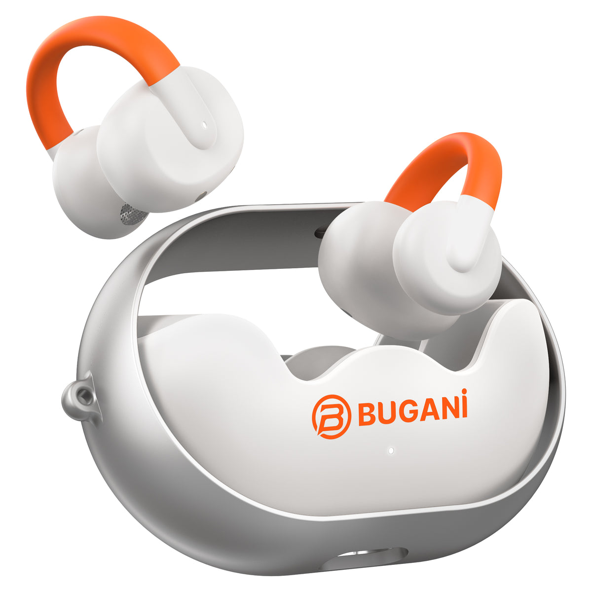 Kit mains libres Bluetooth Bugani Clip B21, TWS, Blanc