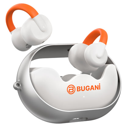 Kit mains libres Bluetooth Bugani Clip B21, TWS, Blanc