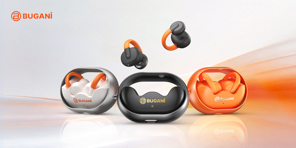 Kit mains libres Bluetooth Bugani Clip B21, TWS, Blanc