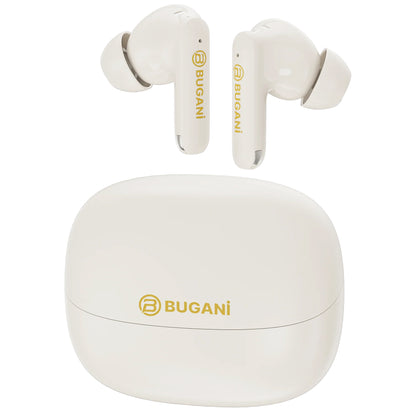 Casque Bluetooth Bugani Freebuds B20, TWS, ANC, Crème Clair