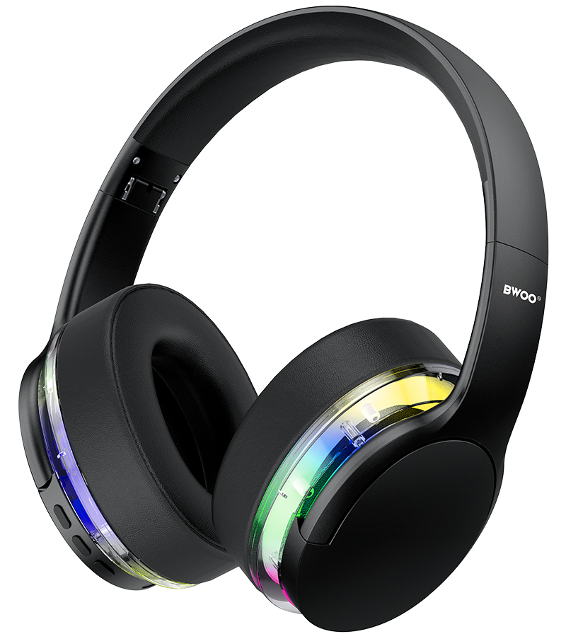 Auricolare Bluetooth BWOO BO-BW587, A2DP, ANC, Nero