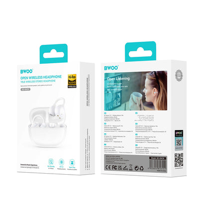 Casque Bluetooth BWOO BW39, TWS, Blanc