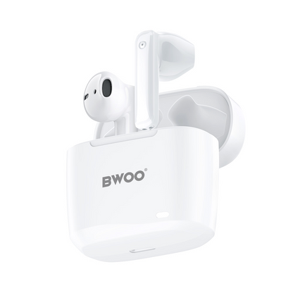 Bluetooth-Freisprecheinrichtung BWOO BW94, TWS, Weiß