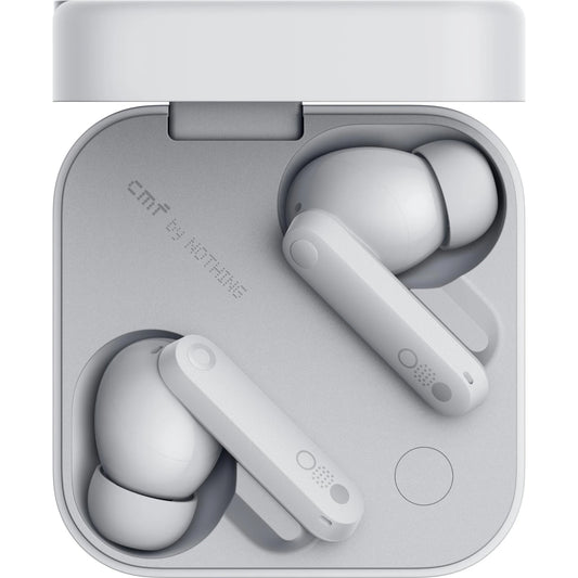 Kit mains libres Bluetooth CMF par Nothing Buds Pro 2, TWS, ANC, MultiPoint, Gris Clair