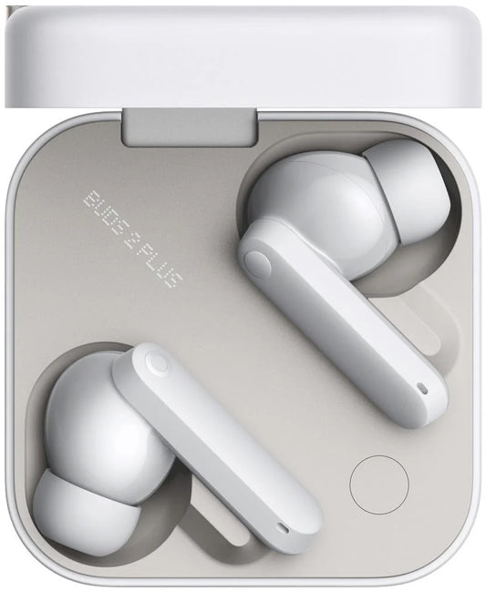 Handsfree Bluetooth CMF von Nothing Buds 2 Plus, TWS, ANC, MultiPoint, Hellgrau, Wiederverpackt