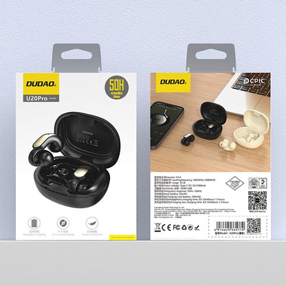 Handsfree Bluetooth Dudao U20, TWS, Schwarz