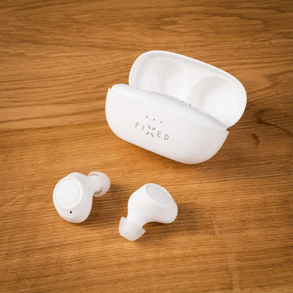 Mains libres Bluetooth Fixe, TWS, Blanc