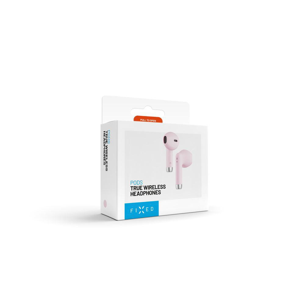 Handsfree Bluetooth Fixed, TWS, Rosa