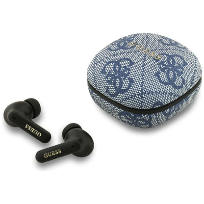 Handsfree Bluetooth Guess 4G Classic Metal Logo, TWS, Blau