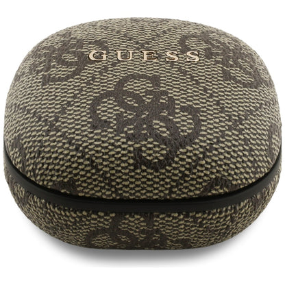 Kit mains libres Bluetooth Guess 4G Classic Metal Logo, TWS, Marron
