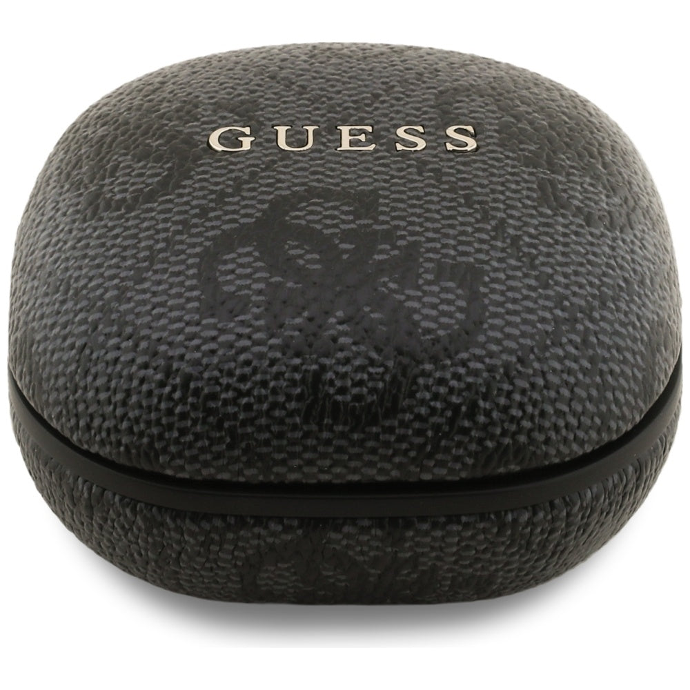 Handsfree Bluetooth Guess 4G Classic Metal Logo, TWS, Schwarz
