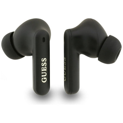 Handsfree Bluetooth Guess 4G Classic Metal Logo, TWS, Schwarz