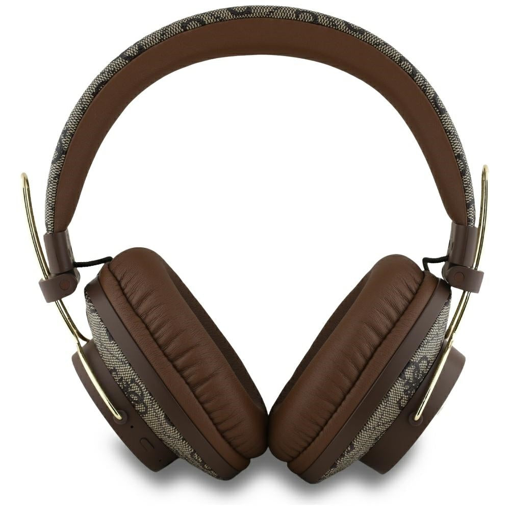 Handsfree Bluetooth Guess 4G Metal Logo, A2DP, Braun