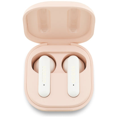 Auricolari Bluetooth Guess 4G Metal Logo, TWS, Rosa