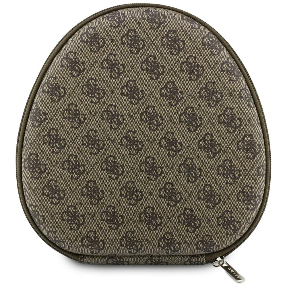 Handsfree Bluetooth Guess 4G Gold Triangle Logo, A2DP, Braun