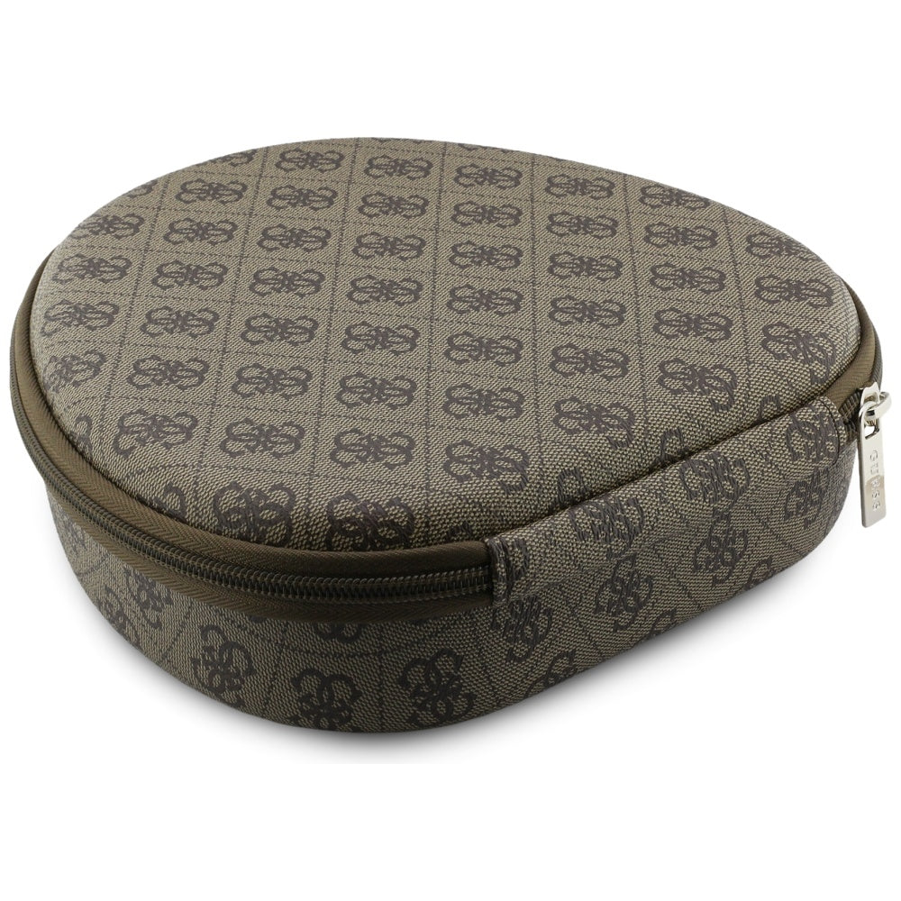 Handsfree Bluetooth Guess 4G Gold Triangle Logo, A2DP, Braun