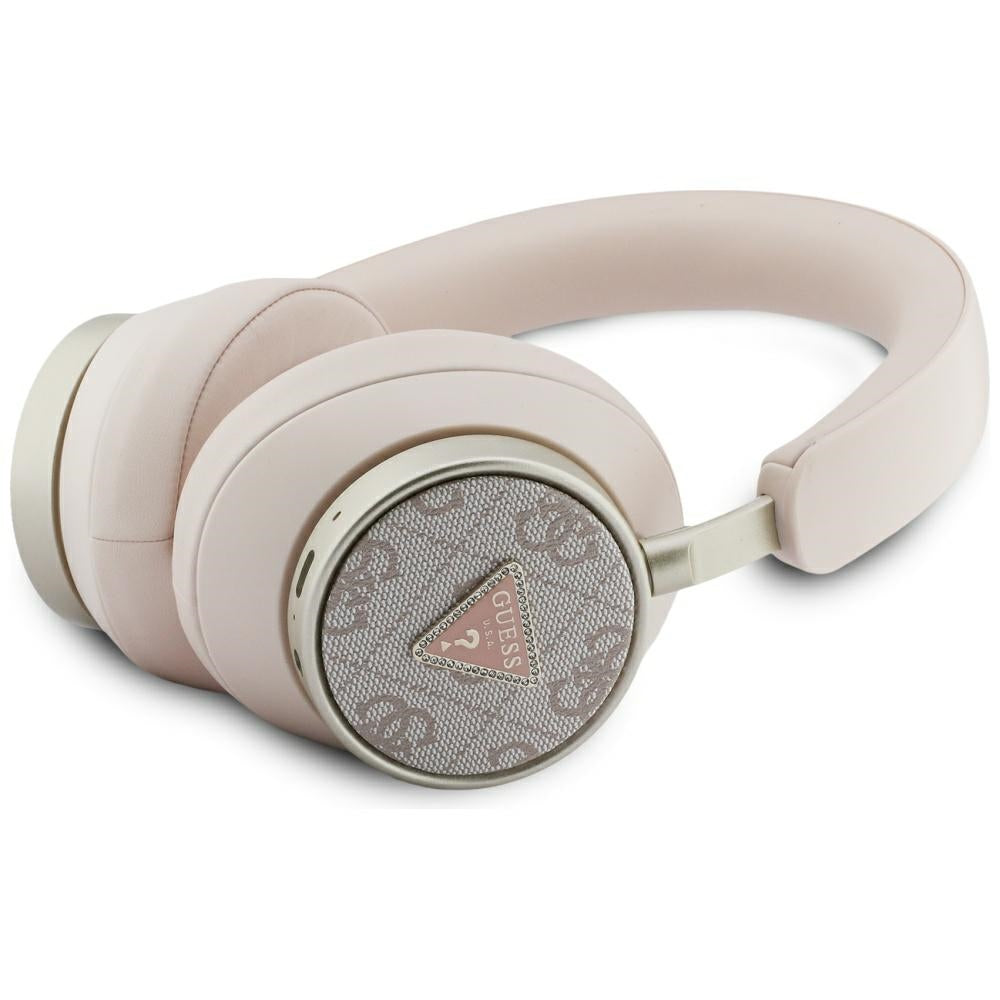 Bluetooth-Freisprecheinrichtung Guess 4G Gold Triangle Logo, A2DP, Rosa