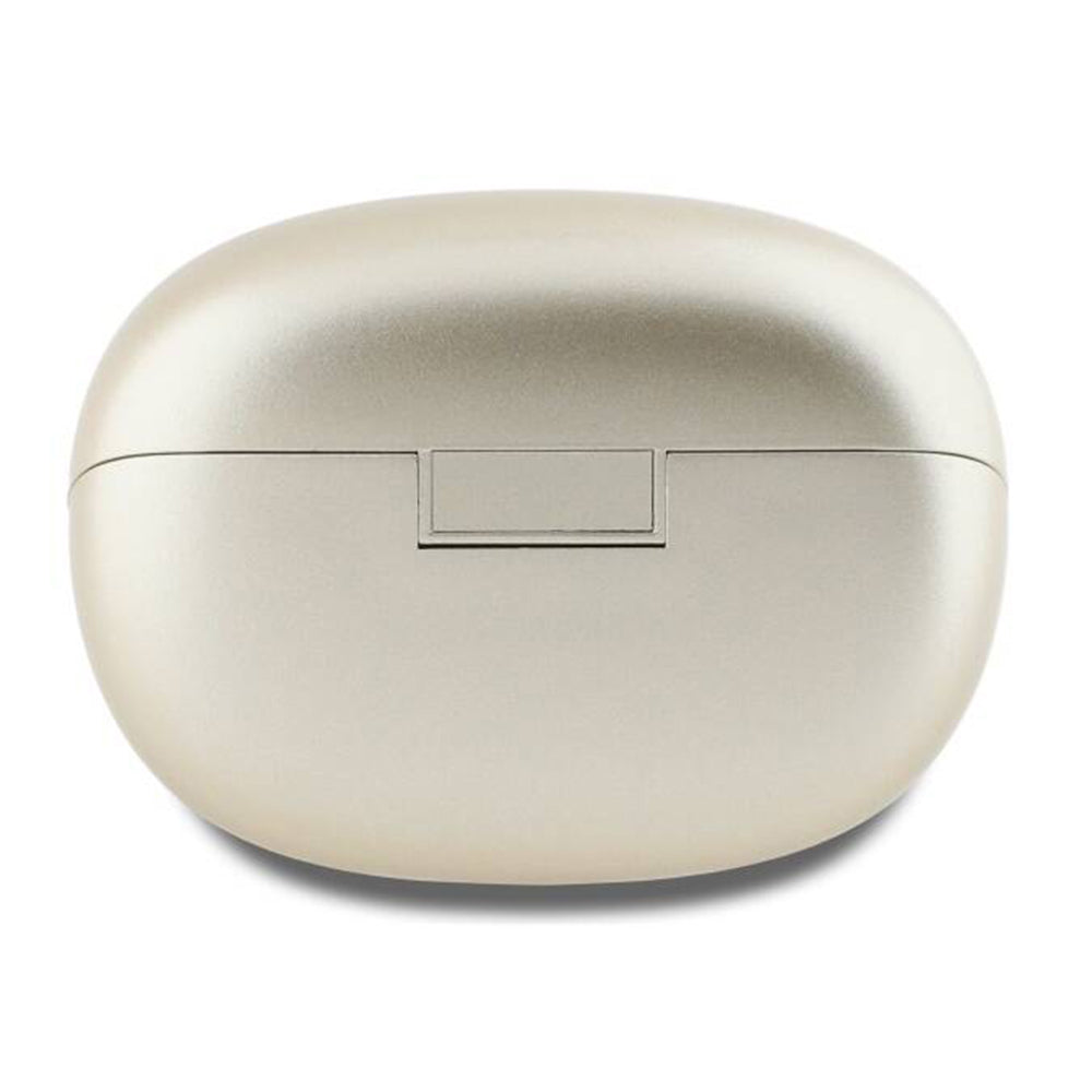 Handsfree Bluetooth Guess Capsule Logo Imprimé, TWS, ANC, Doré