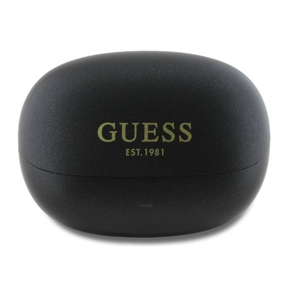 Handsfree Bluetooth Guess Capsule Printed Logo, TWS, ANC, Schwarz