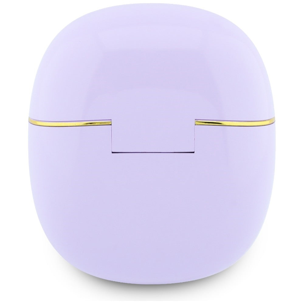 Casque Bluetooth Guess Glossy Gold Line Classic, TWS, Violet