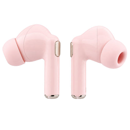 Kit mains libres Bluetooth Guess Glossy Gold Line Printed Classic Logo, TWS, rose