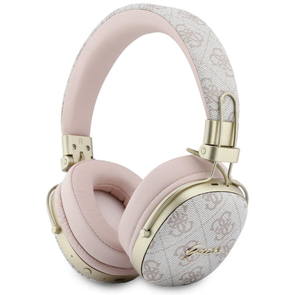 Casque Bluetooth Guess Metal 4G Script Logo, A2DP, Rose