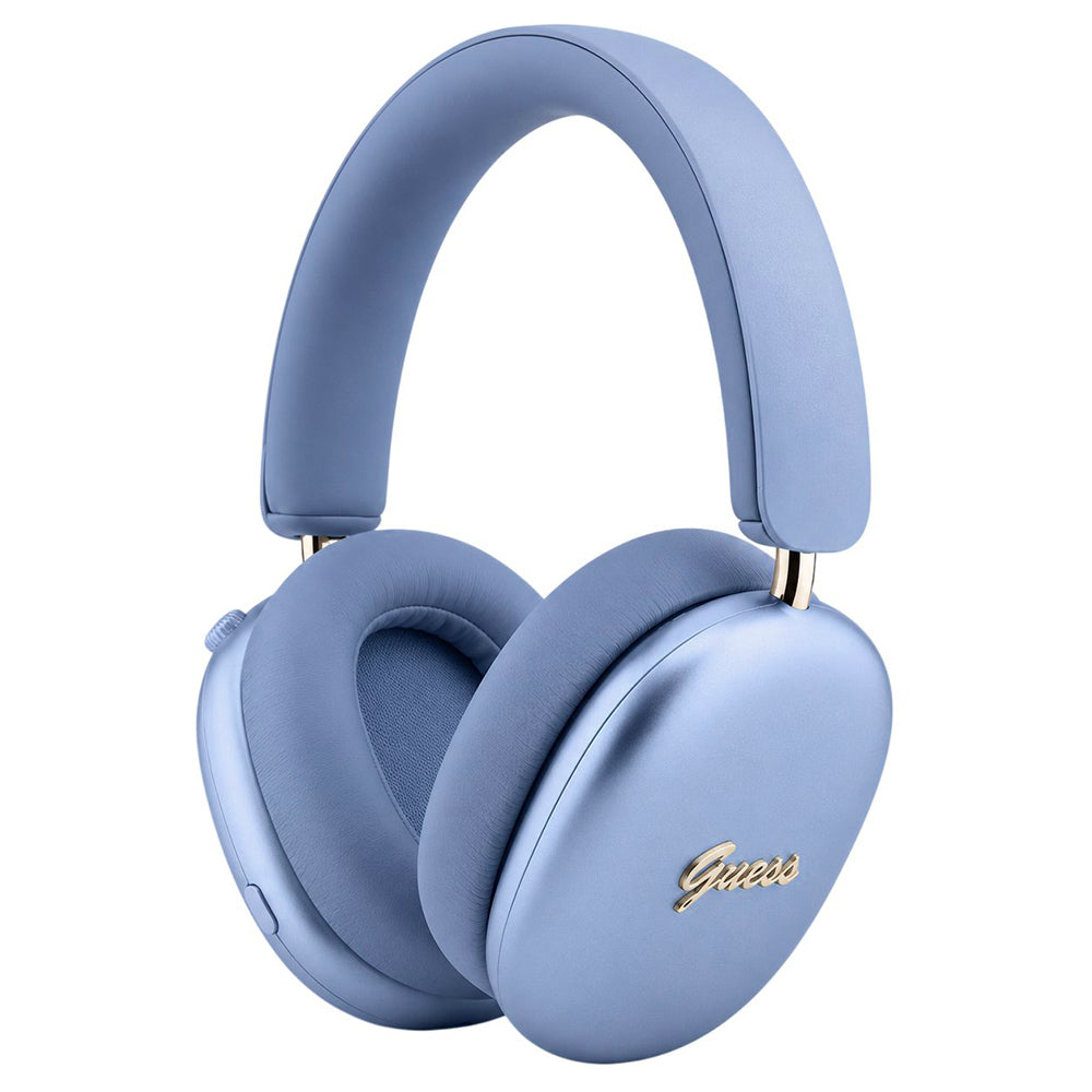 Kit mains libres Bluetooth Guess Metal Script Logo, A2DP, Bleu