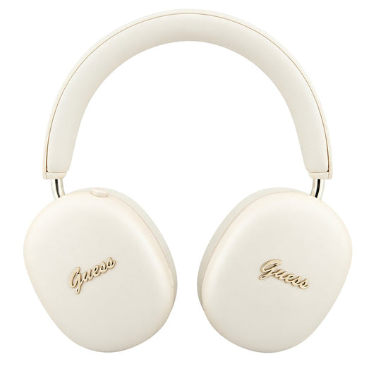 Guess Metal Script Logo Bluetooth-Freisprecheinrichtung, A2DP, Beige
