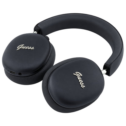 Auricolare Bluetooth Guess Metal Script Logo, A2DP, Nero