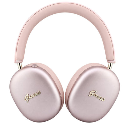 Auricolari Bluetooth Guess Metal Script Logo, A2DP, rosa