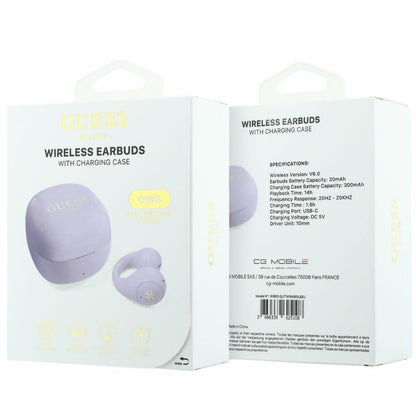 Kit mains libres Bluetooth Guess Mini Classic, TWS, Violet
