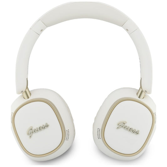 Auricolare Bluetooth Guess Rectangle Metal Script, A2DP, Bianco