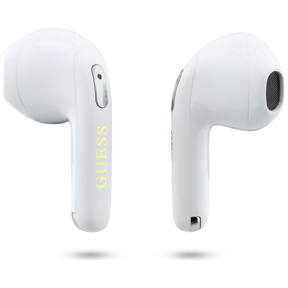 Handsfree Bluetooth Guess Script Print, TWS, Khaki