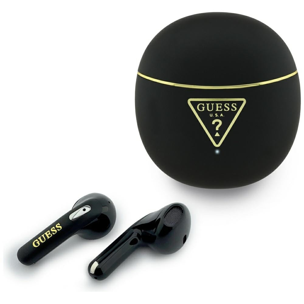 Handsfree Bluetooth Guess Script Print, TWS, Schwarz
