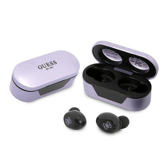 Auricolari Bluetooth Guess, TWS, Viola