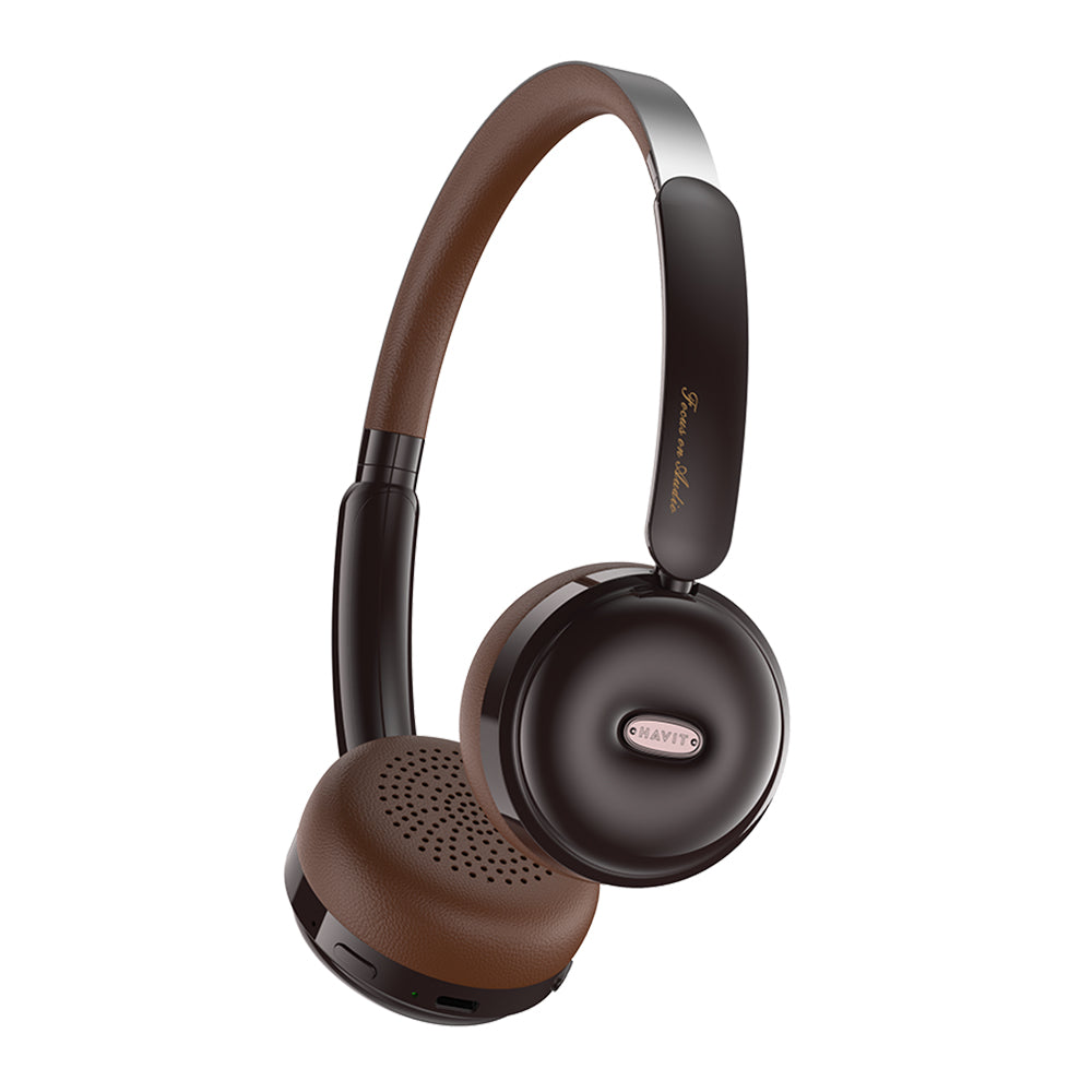 Handsfree Bluetooth HAVIT H616BT, A2DP, Braun