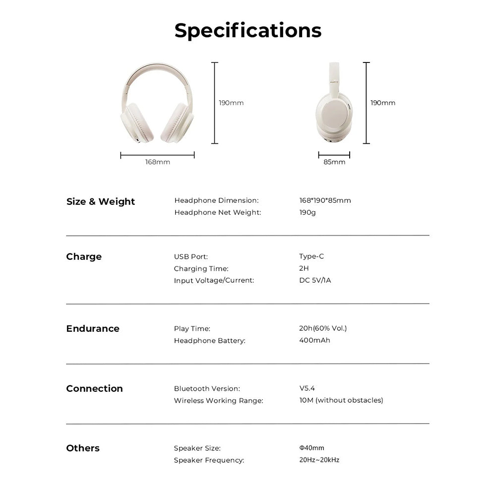 Handsfree Bluetooth HAVIT H619BT, A2DP, Nero