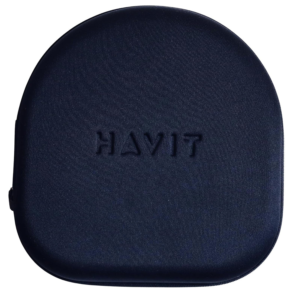 Handsfree Bluetooth HAVIT H655BT Pro, Multipoint, A2DP, ANC, Schwarz