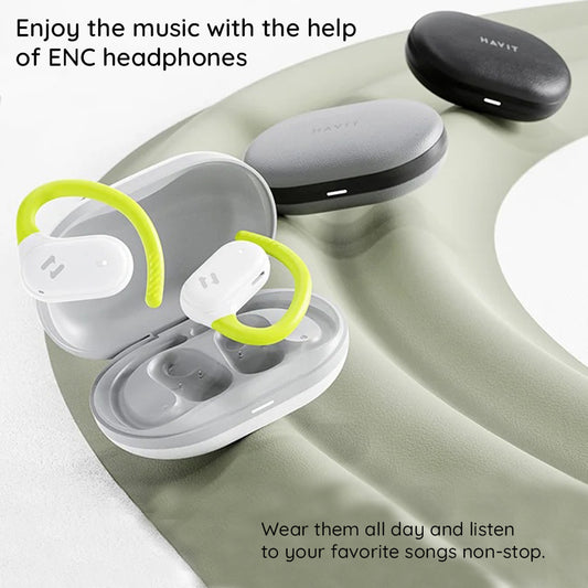 Kit mains libres Bluetooth HAVIT OWS915, TWS, Noir