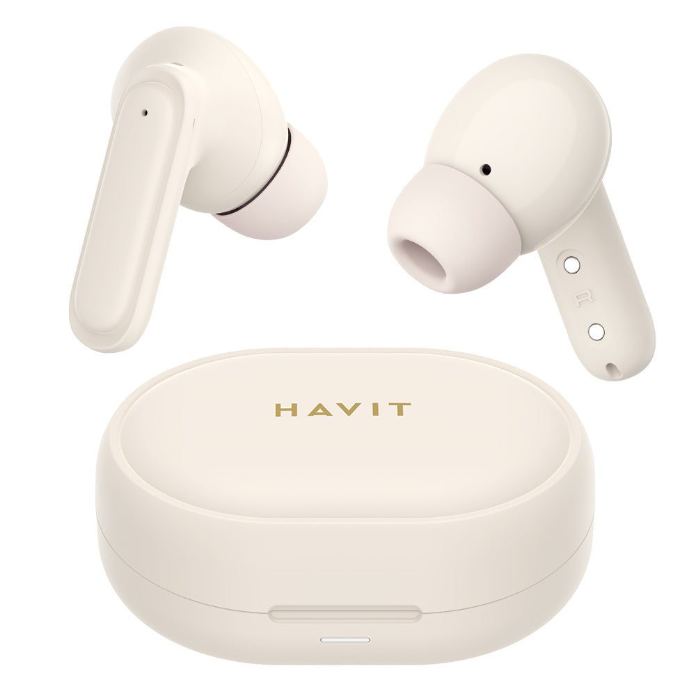 Handsfree Bluetooth HAVIT TW950, TWS, Rosa Beige