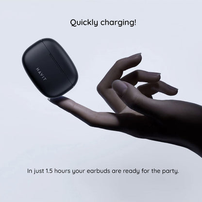 Auricolari Bluetooth HAVIT TW967 Pro, TWS, Nero