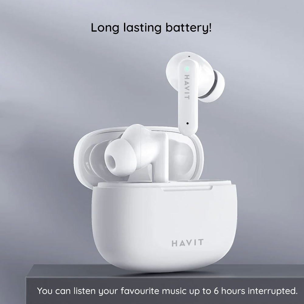 Handsfree Bluetooth HAVIT TW967 Pro, TWS, Rosa