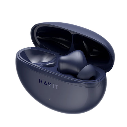 Handsfree Bluetooth HAVIT TW986, TWS, Bleu