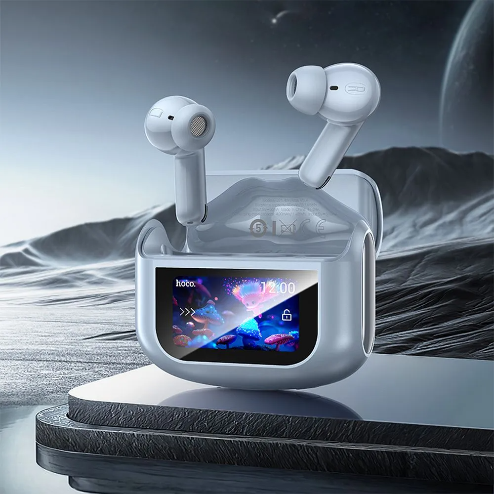 Kit mains libres Bluetooth HOCO EQ21, TWS, ANC, Bleu