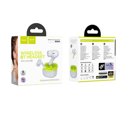 Handsfree Bluetooth HOCO EQ24, TWS, Grau