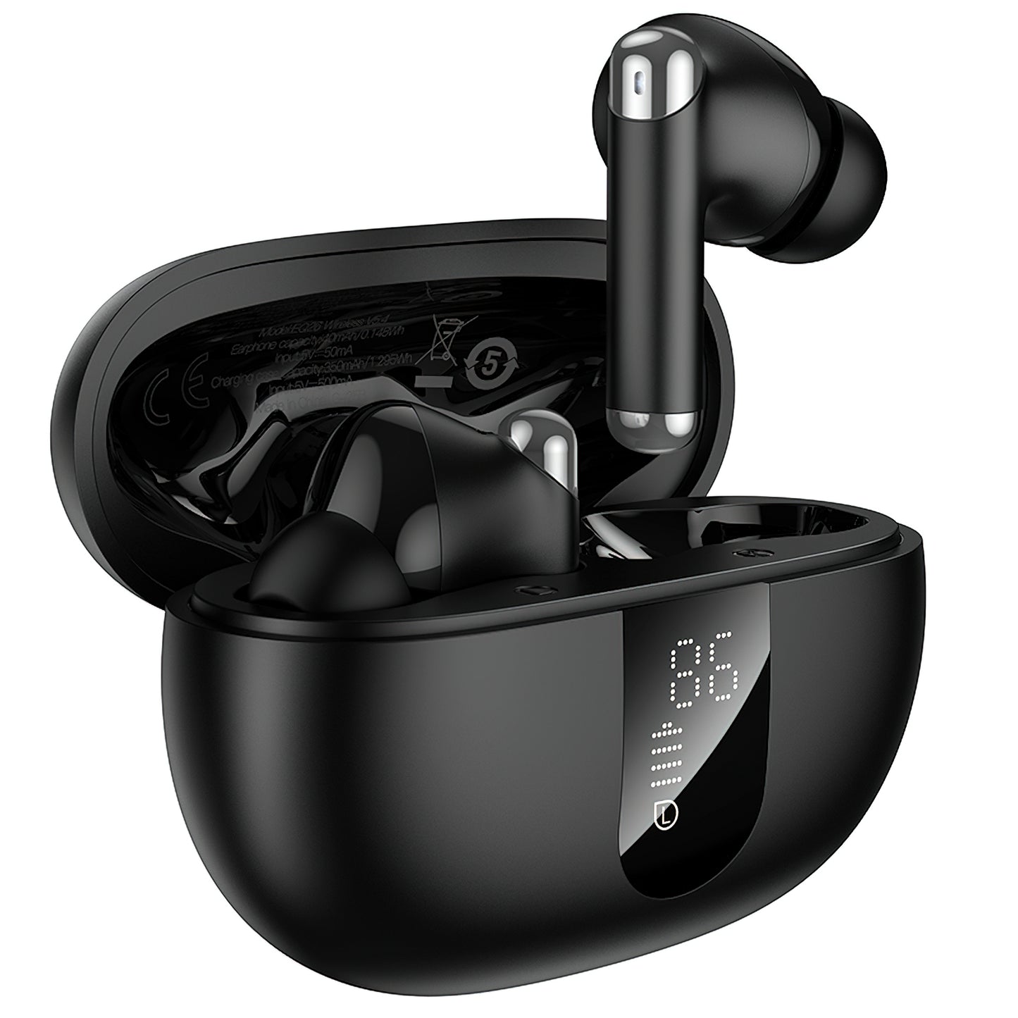 Auricolare Bluetooth HOCO EQ26, TWS, ANC, Nero
