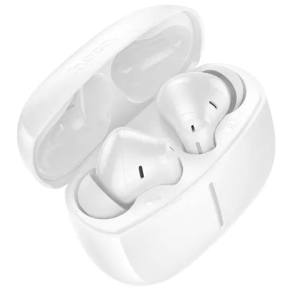 Kit mains libres Bluetooth HOCO EQ34 Plus, TWS, ANC, Blanc