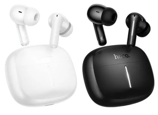 Kit mains libres Bluetooth HOCO EQ34 Plus, TWS, ANC, Blanc