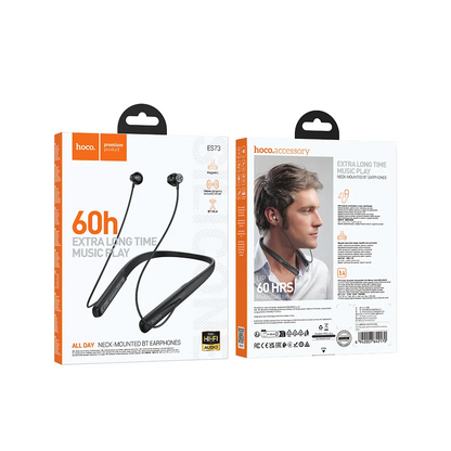 Kit mains libres Bluetooth HOCO ES73, A2DP, Noir